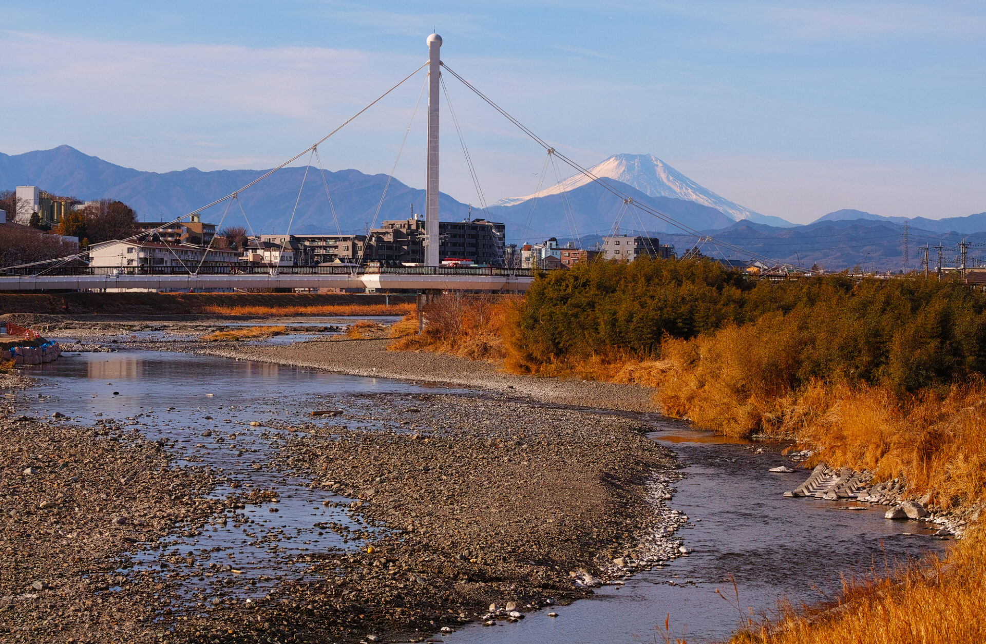 富士山とふれあい橋